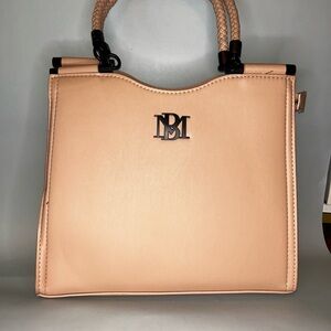 NWT badgley mischka blush tote